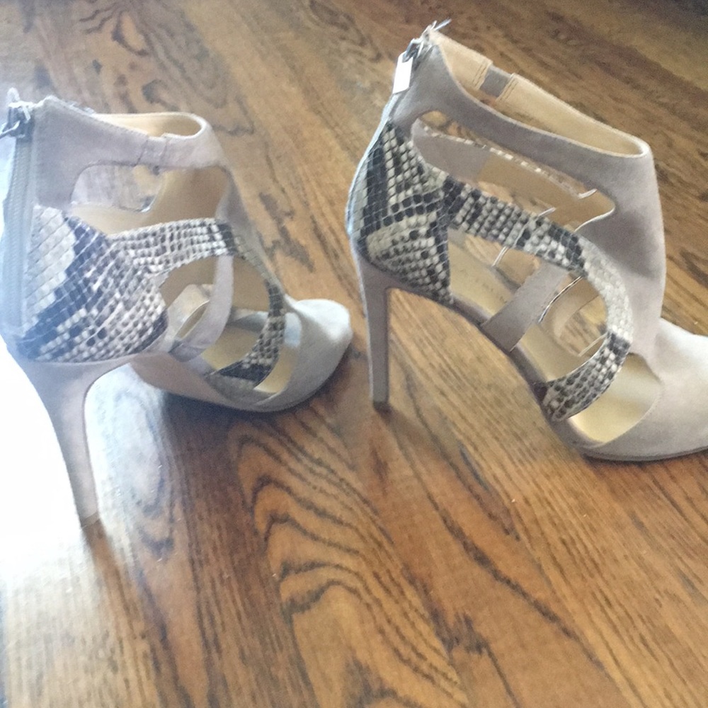 Suede heels